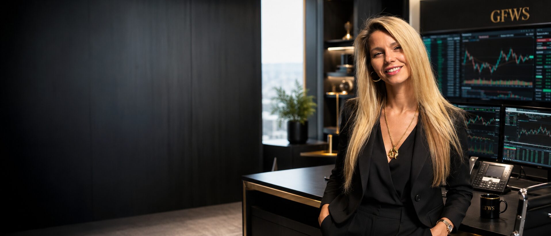 Renata Cerna, Founder and CEO of FRACCE, with GFWS market intelligence dashboard